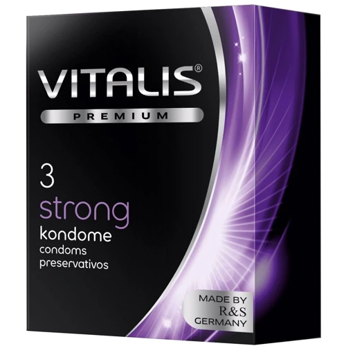Презервативы Vitalis Premium Strong 3 шт (40306)