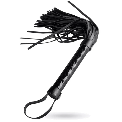 Плеть-флогер Whipped - Beat It Flogger - Black, экокожа