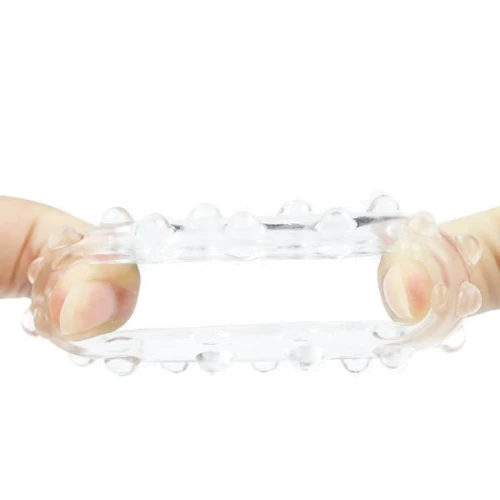 Эрекционное кольцо LoveToy POWER PLUS Cockring, Clear фото 4