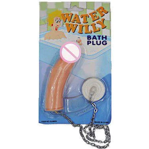 Пробка для ванной в виде пениса Novelty Water Willy Bath Plug