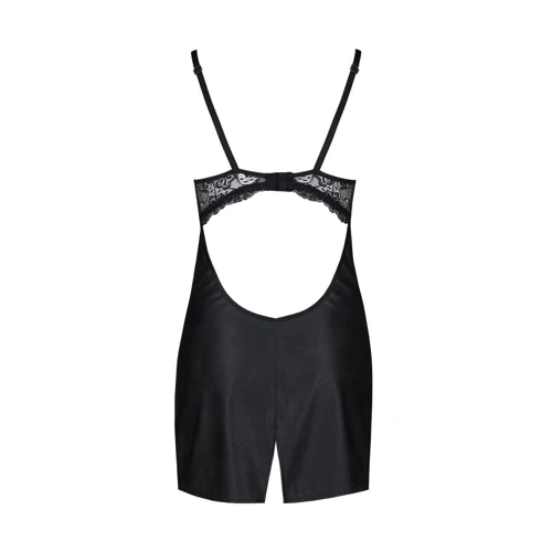 Бебі-дол з еко-шкіри та мережива Loona Chemise black XXL/XXXL - Passion: Для кого Для женщин