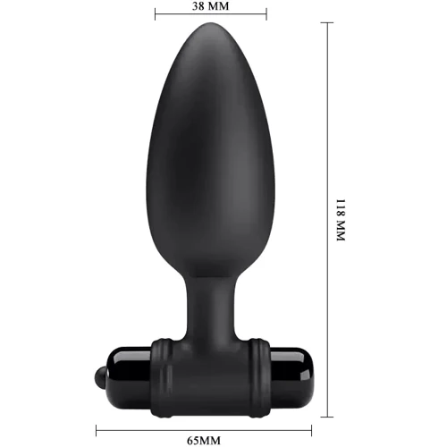 Анальный стимулятор с вибрацией Pretty Love Vibra Butt Plug II, BI-040107 фото 5