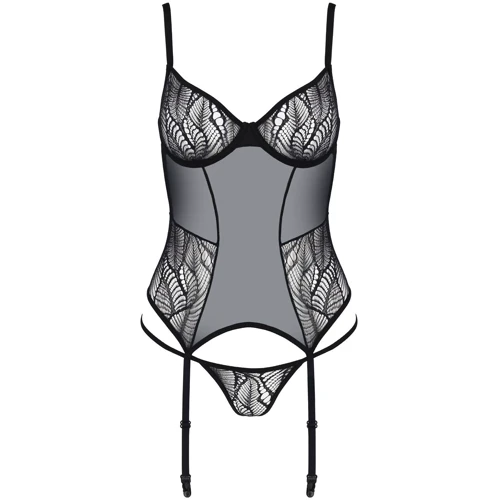 Корсет ECO Passion LEAFA CORSET black S/M: Вид Корсеты