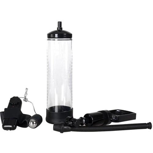 Вакуумная помпа с вибрацией Powerpump MAX Vibrating - Black&Clear, BS6000035: Тип Помпа для члена