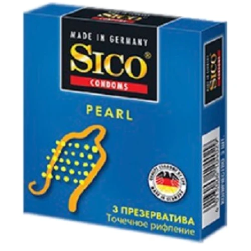 Презервативи латексні SICO Pearl точкові №3