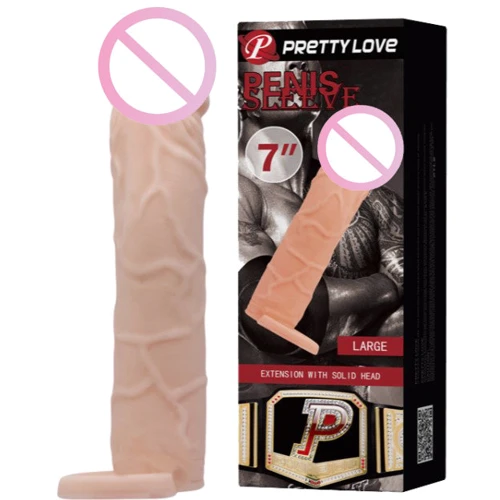 Насадка на член LYBAILE Pretty Love Penis Sleeve Flesh 7 "