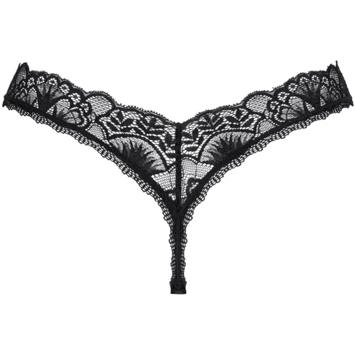 Кружевные стринги Obsessive Donna Dream thong M/L Black: Вид Трусы