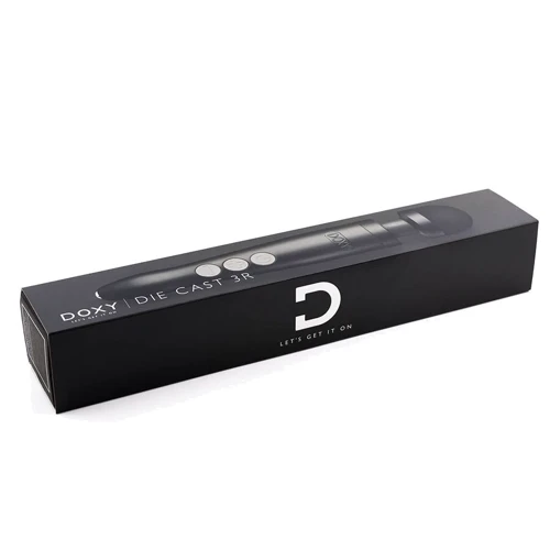 Вибромассажер DOXY Die Cast 3R Matte Black (металлический корпус): Тип управления Кнопочное