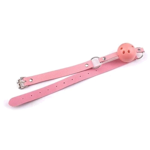 Кляп шар Plastic Pink, SKN-C057