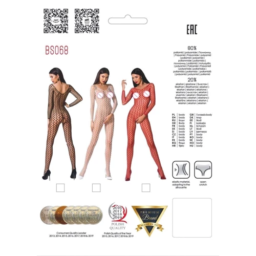 Бодістокінг Passion BS068 red: Застосування На тело