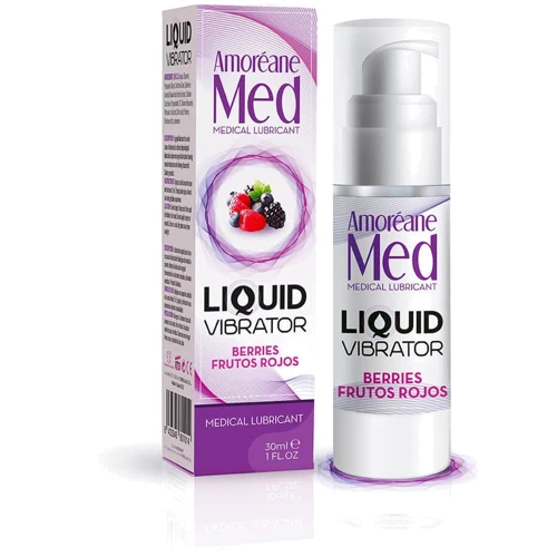 Лубрикант с эффектом вибрации Amoreane Med Liquid Vibrator Berries, 30 мл: Для кого Унисекс