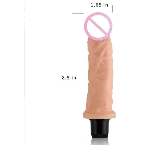 Реалістичний вібратор LoveToy Real Feel Cyberskin Vibrator 3 Flesh 8,5": Призначення Вагінальні