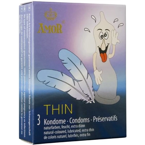 Презервативи Amor Thin, 3 шт.