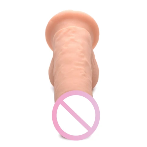 6 Inch Ultra Real Dual Layer Suction Cup Dildo - фалоімітатор 13x4.5 см: Наявність вібрації  немає