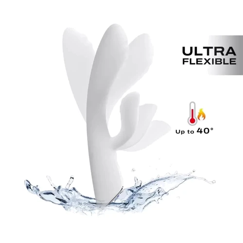 Вибратор-кролик Dorcel Flexi Rabbit White: Диаметр, см 3.6