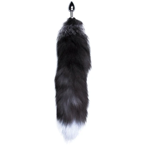 Анальний затор Alive Anal Pleasure Black And White Fox Tail M: Тип Анальні пробки