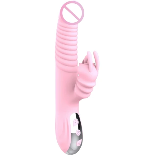 Вибратор с ротацией и толчками BOSS G Spot Thrusting Vibrator Elisa Pink