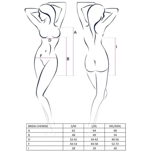 Сексуальний Baby doll Passion BRIDA CHEMISE red L / XL: Для кого Для жінок