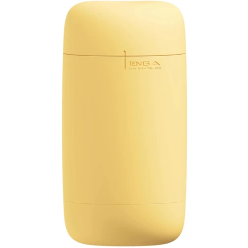 Мастурбатор Tenga Puffy Custard Yellow (ультрам'який матеріал, багаторазовий, наскрізний)