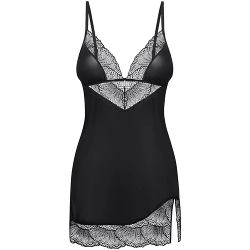 Пеньюар та трусики Obsessive Lobellis chemise & thong XS/S: Вид Комплекты