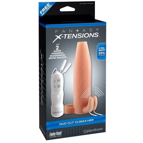 Вибронасадка на член Fx Duo Clit Climax Her: Наличие вибрации Есть