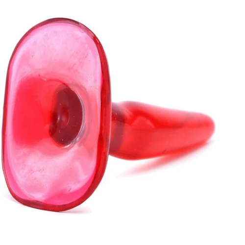 Анальна пробка Basix Mini Butt Plug, 11x2 см, червоний: Тип Анальні пробки