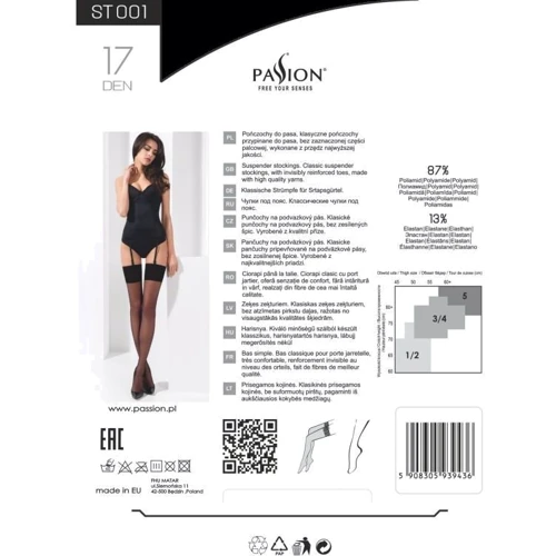 Панчохи Passion ST001 3/4 nero: Для кого Для жінок
