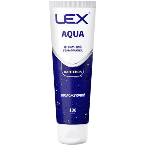 Гель-мастило Lex Aqua зволожуючий з пантенолом, 100 мл