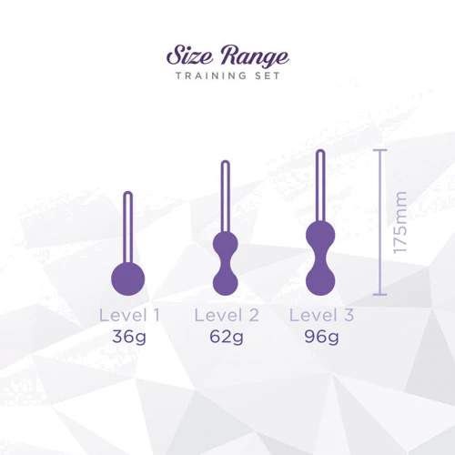 Вагінальні кульки Кегеля So Divine Sensual Kegel Balls у наборі 36 г, 62 г, 96 г фото 7