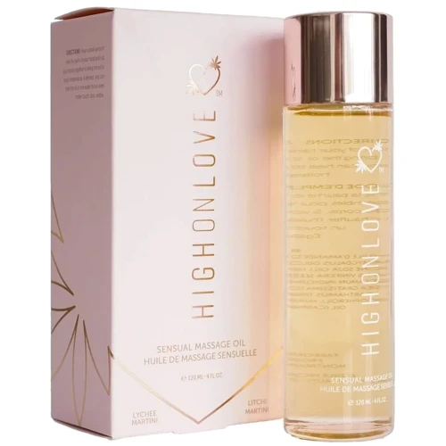 Масажне масло HighOnLove Massage Oil - Lychee Martini (120 мл)