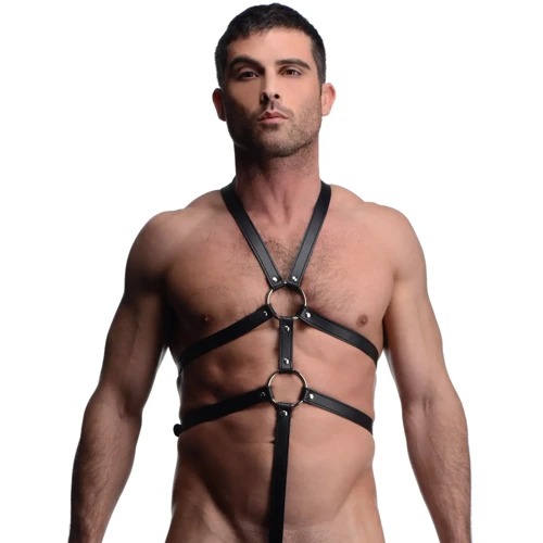 Мужская портупея Strict Male Full Body Harness, S-L: Применение На тело