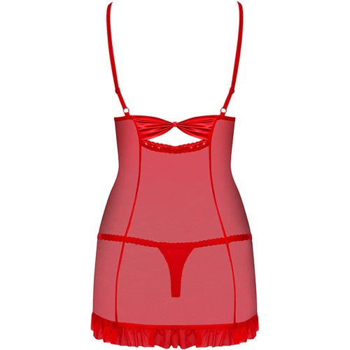 Облегающая еротична сорочка Obsessive 827-CHE-3, S / M фото 2