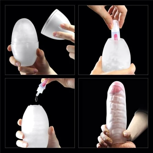 Мастурбатор LOVETOY Giant Egg, Purple: Матеріал TPE (термопластичный эластомер)