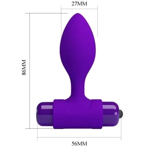 Силиконовая вибропробка Pretty Love Vibro but plag, BI-040077-1 фото 7