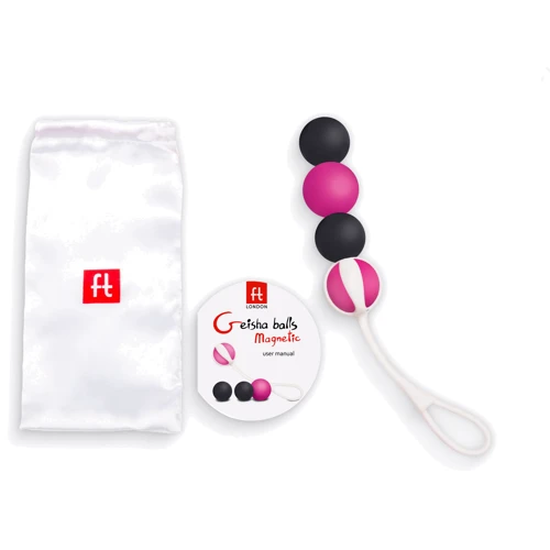 Потужний магнітний тренажер Кегеля Geisha balls Magnetic - Gvibe (Англія): Діаметр кульки, см 2.2