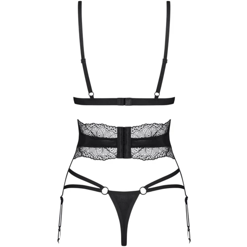 Комплект Obsessive Lobellis 3-pcs set XS/S: Применение На тело