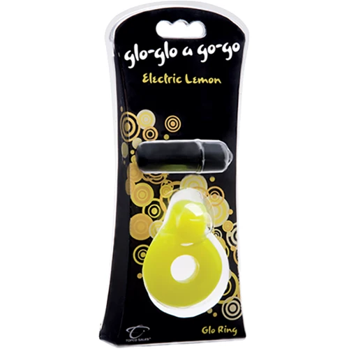 Ерекційне віброкільце Glo-Glo a Go-Go Електричний лимон: Колір жовтий