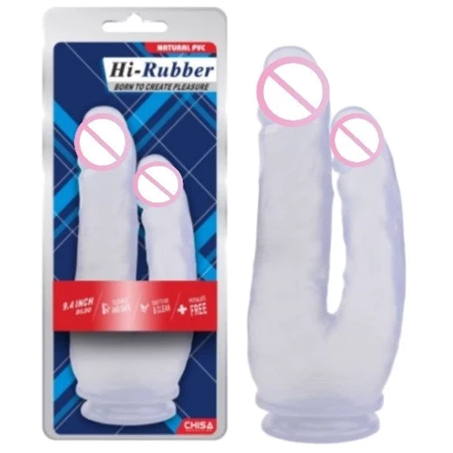 Фаллоимитатор двойной CHISA 9.4 Inch Dildo Clear: Назначение Для двойного проникновения