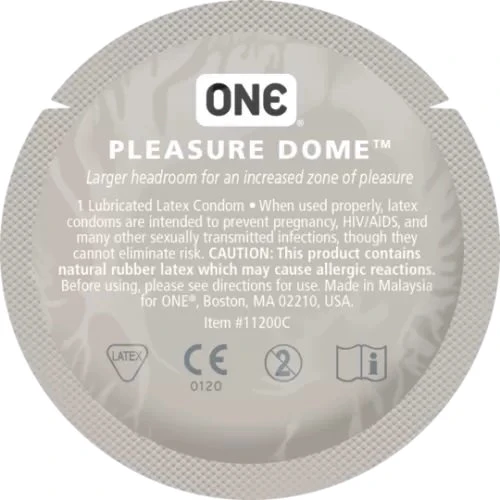 Презерватив ультратонкий необычной формы One Pleasure Dome