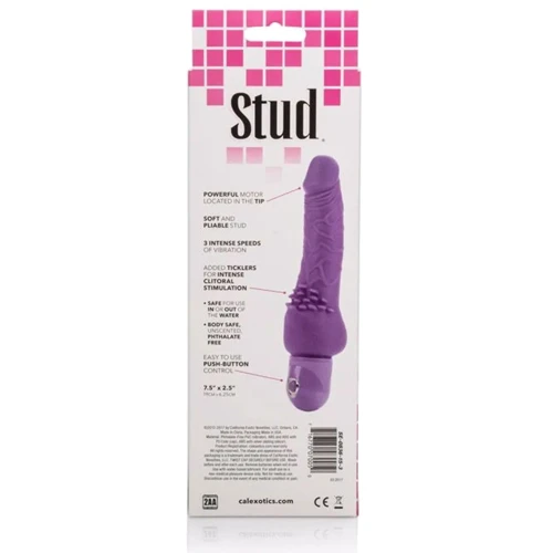 Вибратор California Exotic Novelties Stud Cliterrific (фиолетовый): Назначение Вагинальные