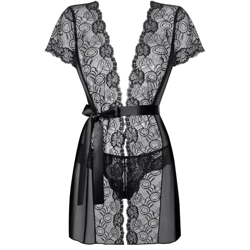 Комплект Obsessive Alluria robe, XXL фото 5
