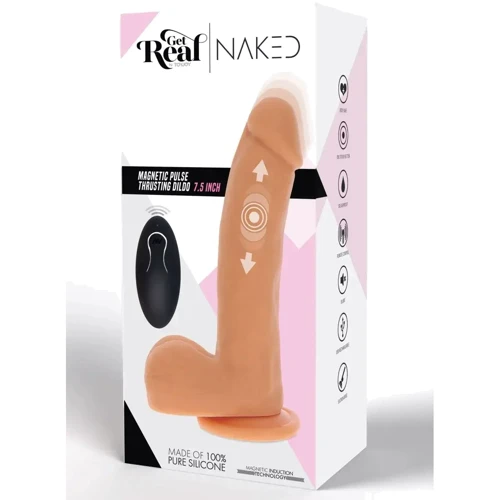 Вибратор с пульсацией Toy Joy Get Real Magnetic Pulse Trusting Dildo (телесный): Для кого Для женщин
