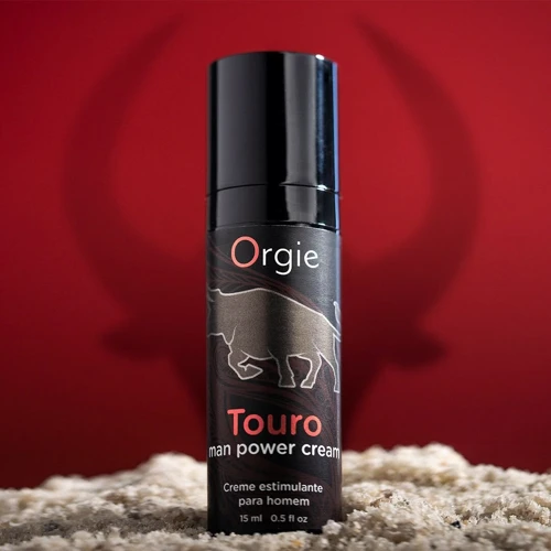 Крем для посилення ерекції Orgie Touro Power Cream, 15 мл, з таурином, гінкго та коренем женьшеню фото 3