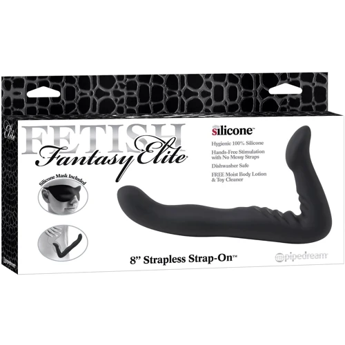 Fetish Fantasy Elite 8 Strapless страпон 20x3.8 см, чорний: Для кого для пари