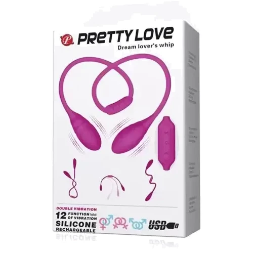 Гибкий вибростимулятор унисекс Pretty Love - Dream Lover's Whip (BI-014327-5): Назначение Тройные