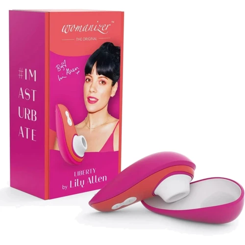 Клиторальный стимулятор Womanizer Liberty by Lily Allen Rebellious Pink