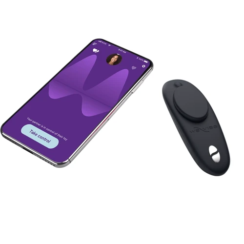 Вибратор в трусики We-Vibe Moxie Satin Black с пультом ДУ: Тип управления На дистанционном управлении