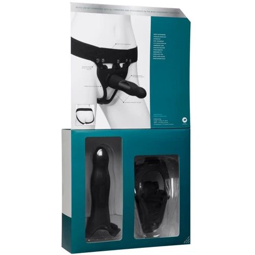 Страпон унисекс Doc Johnson Body Extensions - BE Daring, полая насадка: Тип Реалистичные