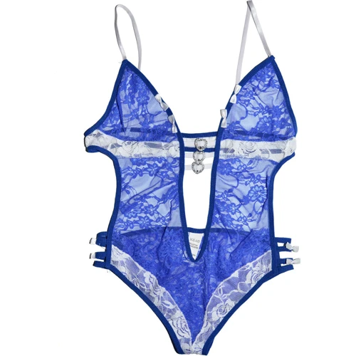 Боді NDS 3195-1 One Size Blue/White (14847): Вид Боди