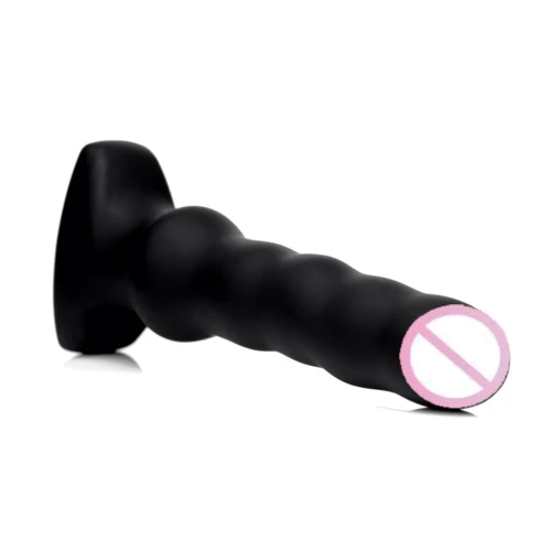 Вибратор с функцией волн Thunderplugs Silicone Vibrating Squirming Plug with Remote Control: Тип и форма Вибромассажер